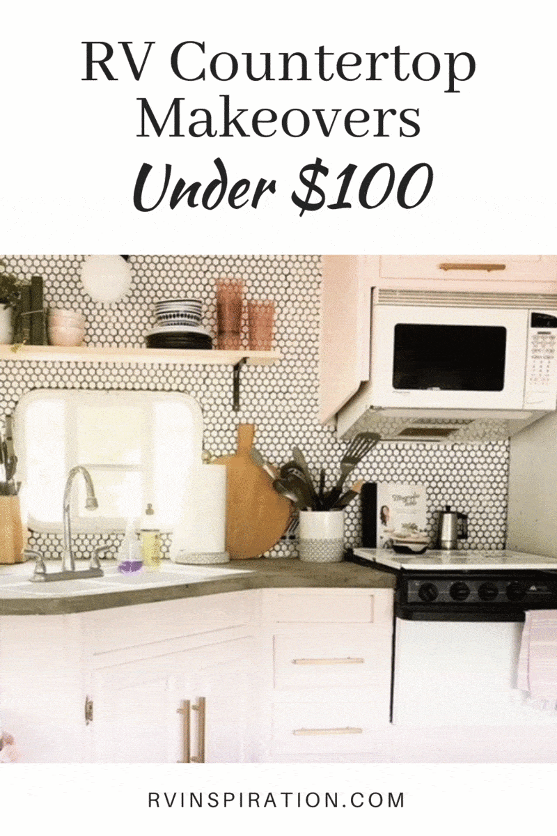 Updating your RV Countertops? Check out these 16 RV Makeovers