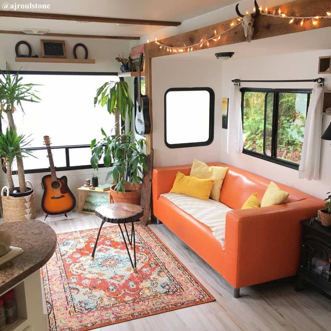 MidCentury Sofas for Your Boho RV RV Inspiration