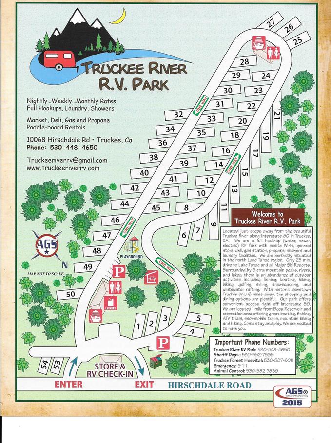 Truckee River RV Park Delivered RV Rentals