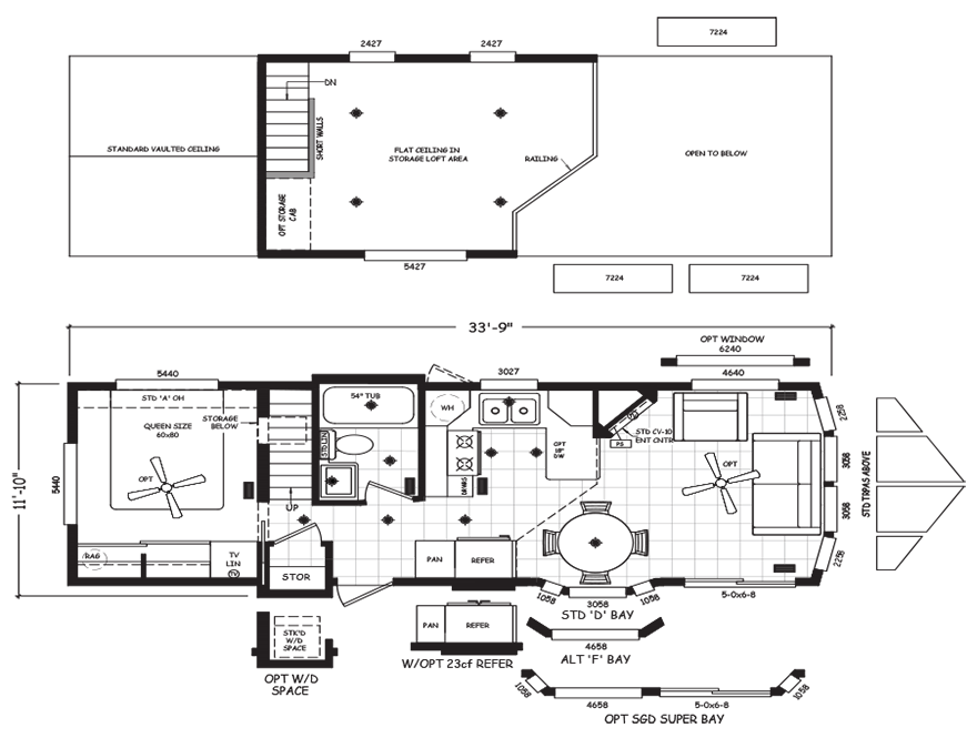 Loft Floor Plans Factory Expo Park Models