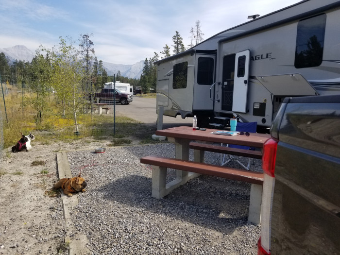 Tunnel Mountain Village II Campground Electric Hookups (Parks Canada