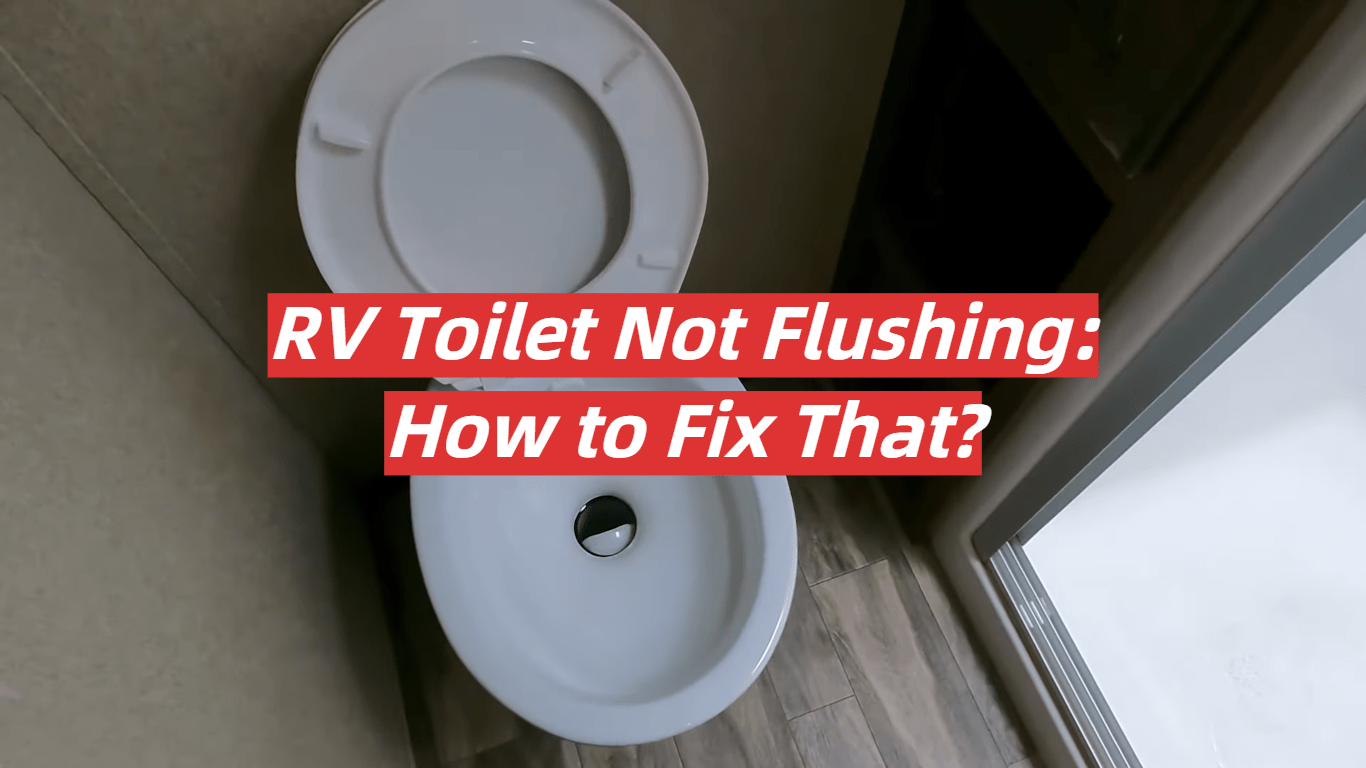 RV Toilet Not Flushing How to Fix That? RVProfy