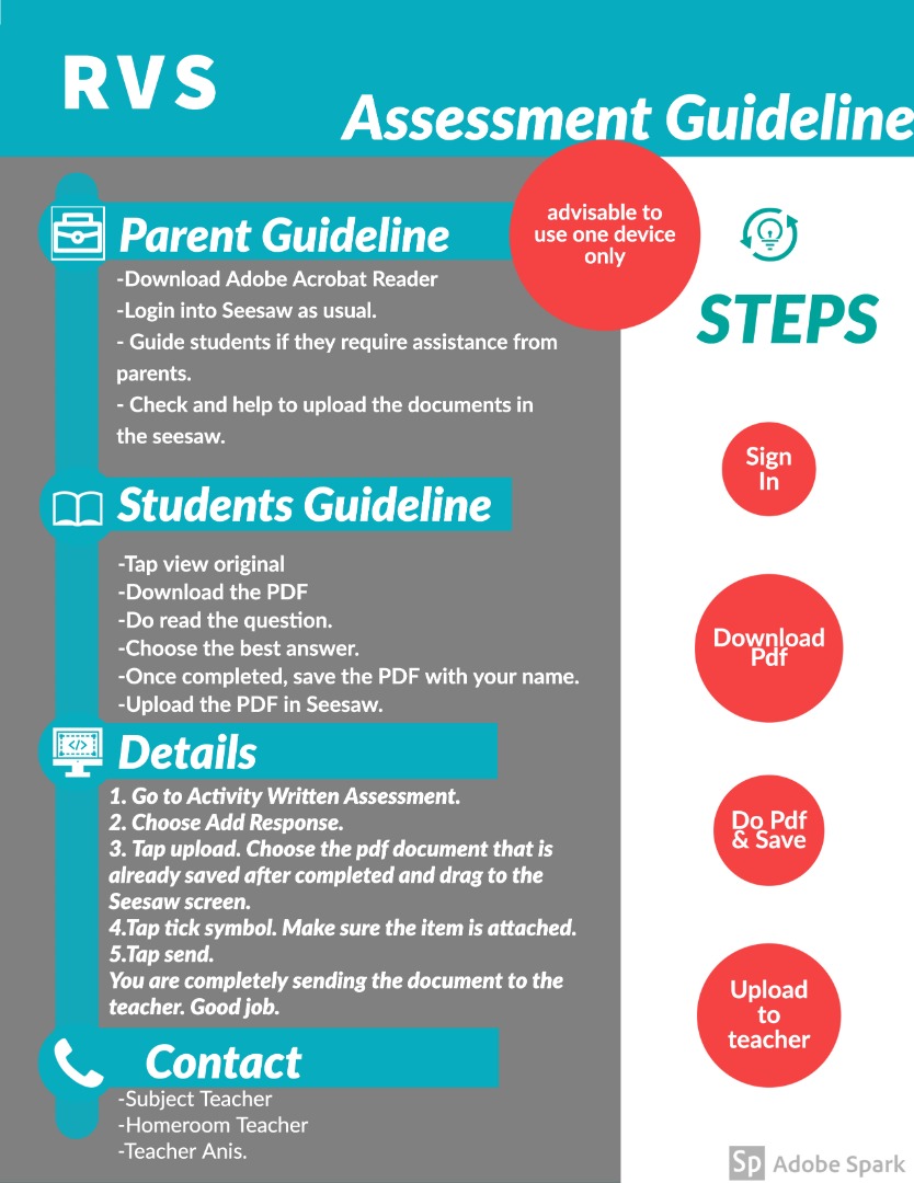 RVS Assessment Guideline Rizq Virtual School
