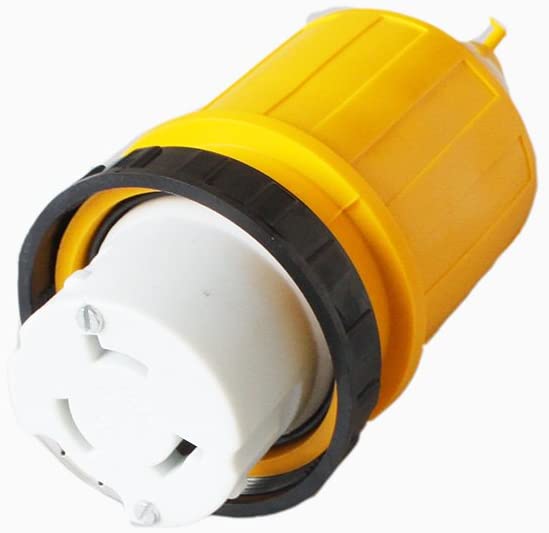 RV 30 amp Power Inlet Plug Female Twist Locking Connector