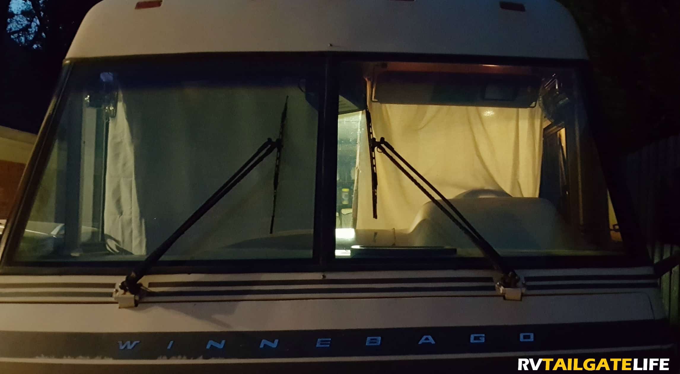 No Sew! Upgrading RV Windshield Curtains RV Tailgate Life