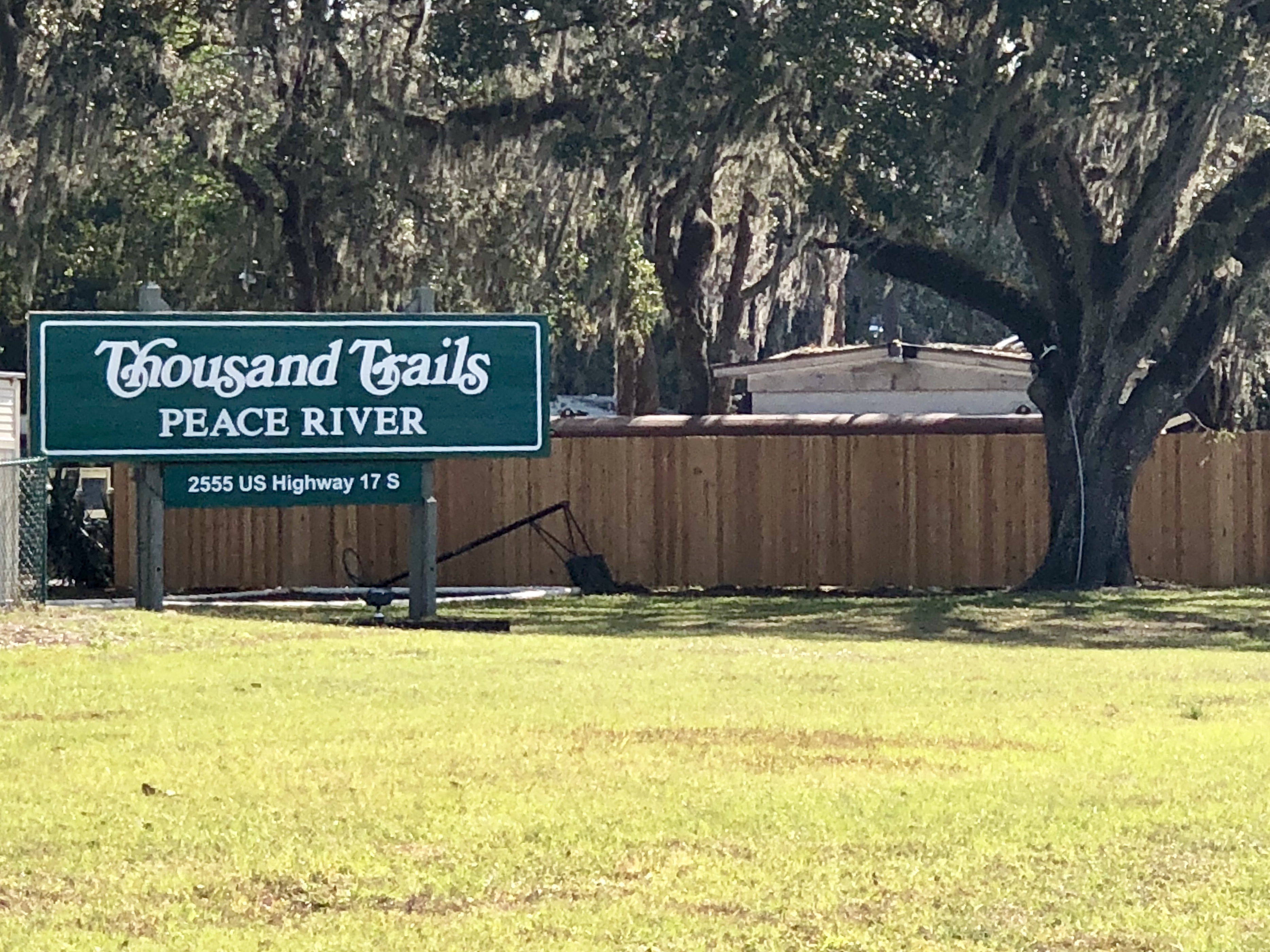 Campground Review Peace River Thousand Trails RV Working