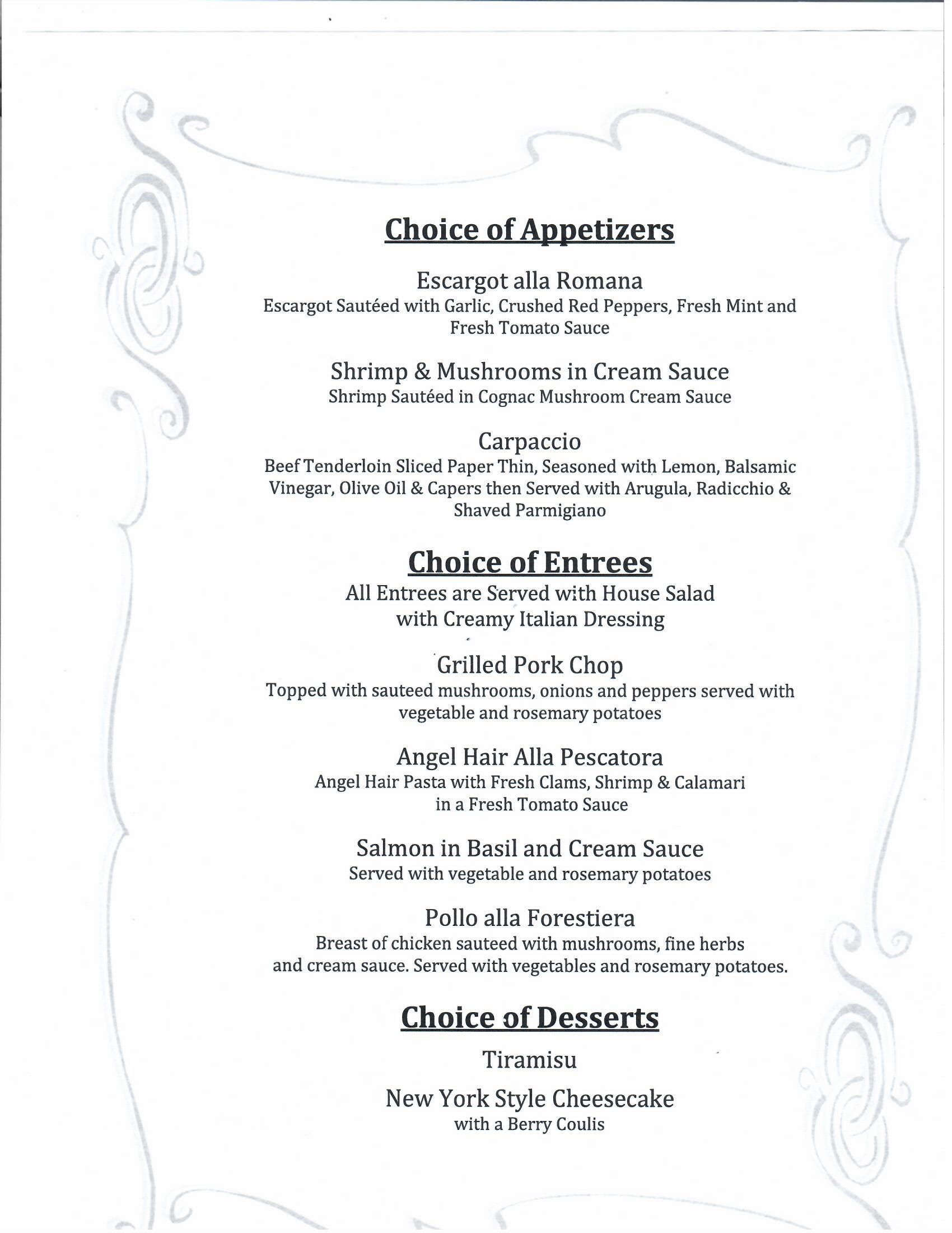 Piccolo Mondo Italian Restaurant DFW Restaurant Week