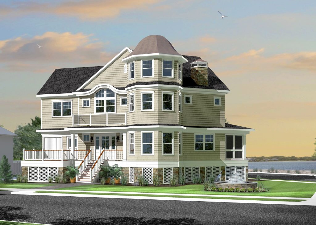 BELMAR NJ LAKEFRONT HOUSE Architect Spring Lake Monmouth County NJ