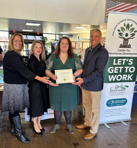 RESORTS WORLD CATSKILLS HONORED AT SULLIVAN COUNTY CENTER FOR WORKFORCE
