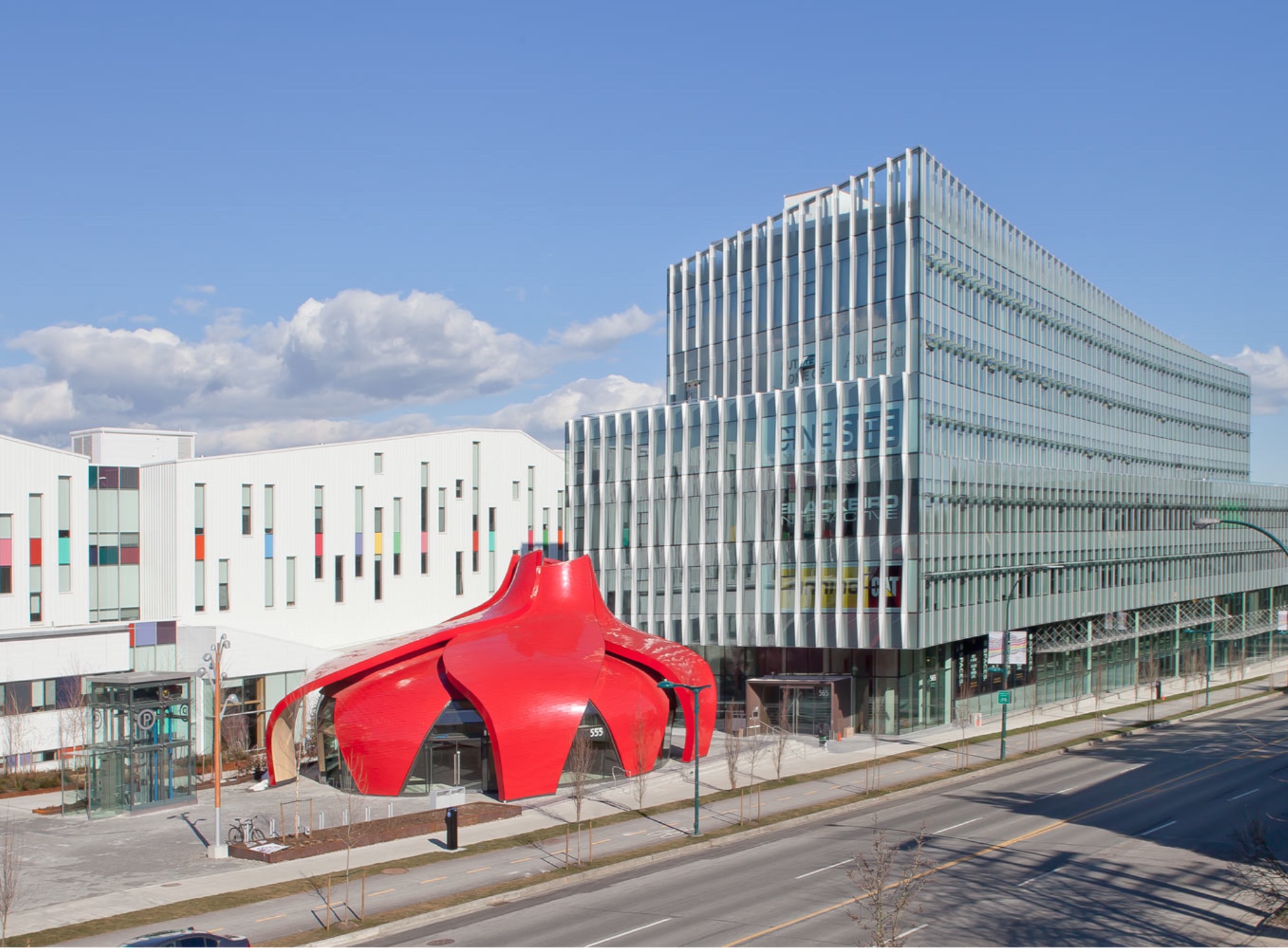 Commercial Building walls and ceiling construction Great Northern Way