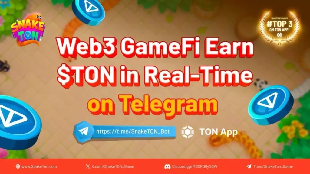 Revolutionizing Gaming on Telegram with SnakeTON
