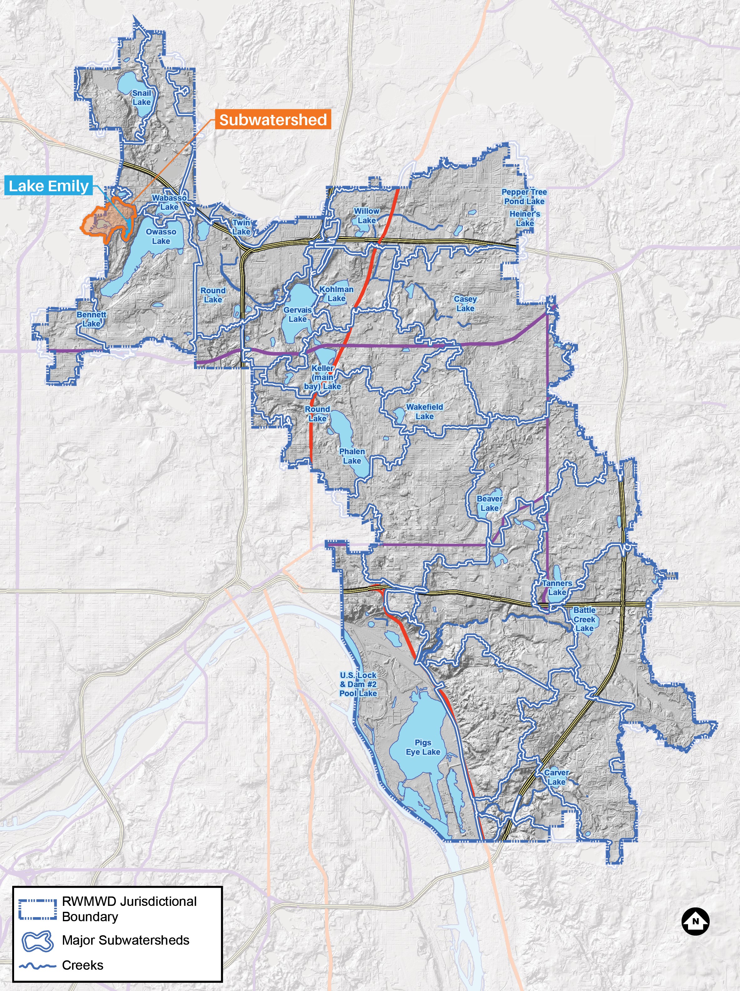 Lake Emily RamseyWashington Metro Watershed District