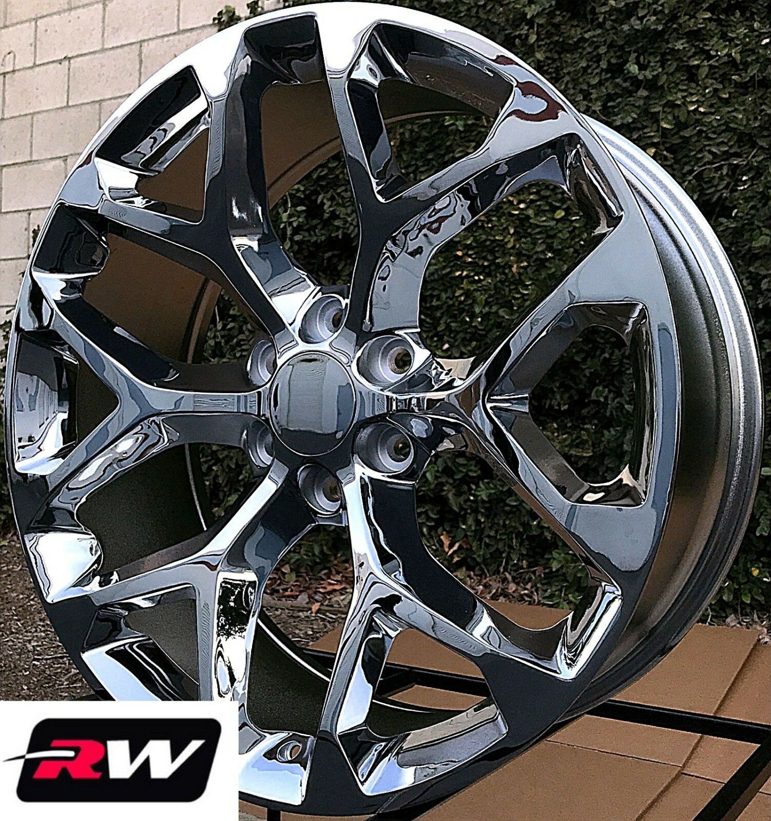 GM Accessory CK156 Replica 22 inch Chrome Snowflake wheels