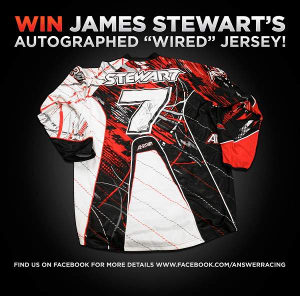 Win an Autographed James Stewart Jersey Racer X