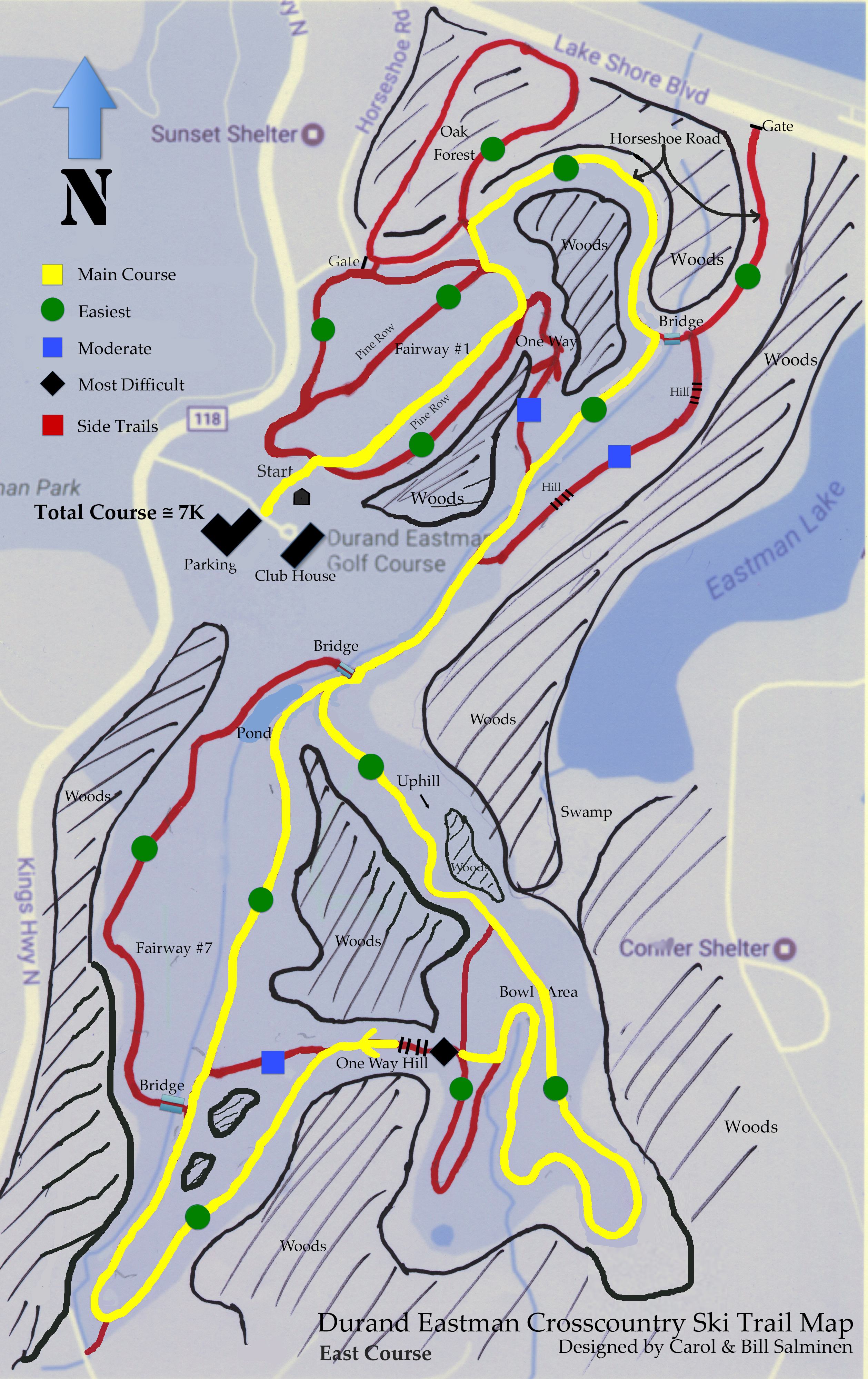 Durand Eastman Park Rochester XC Ski Foundation