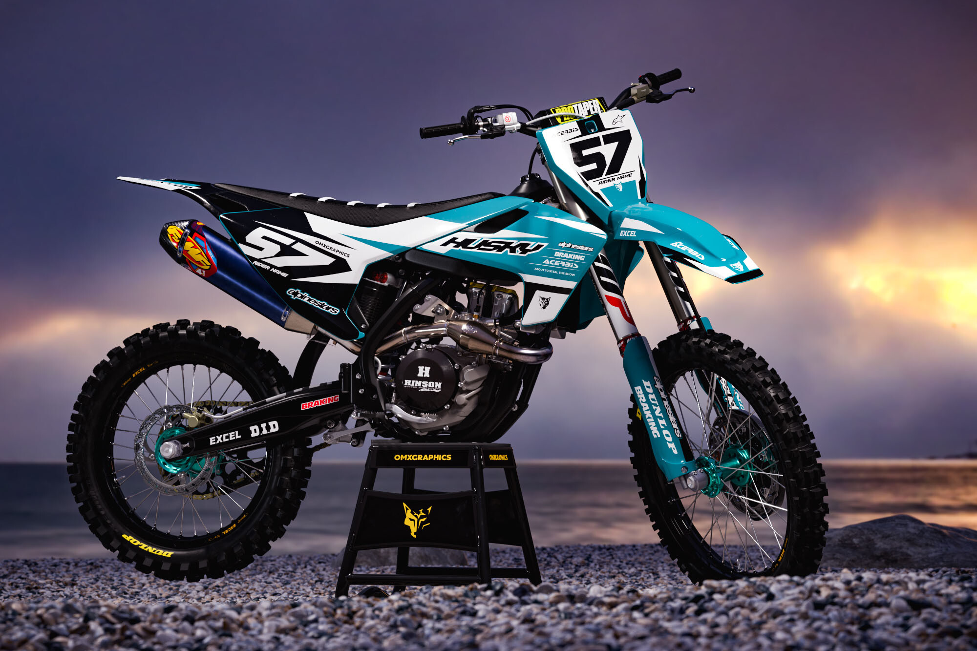 Reimagine Your Bike Graphics with OMX Graphics Racer X Online