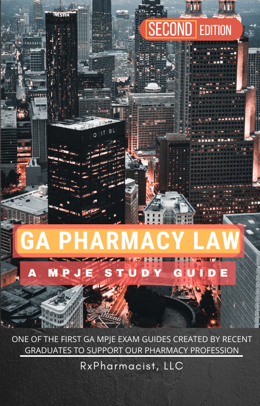 Pharmacy Law An MPJE Study Guide RxPharmacist