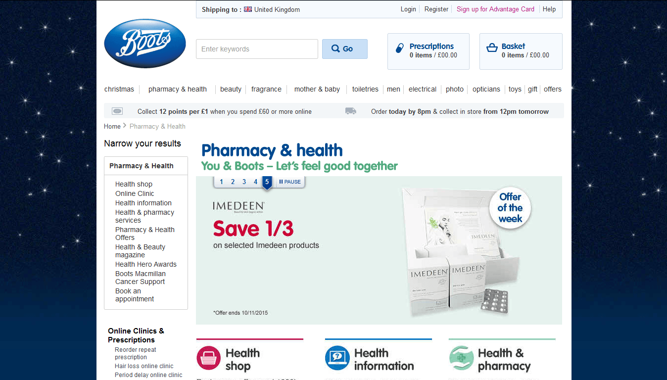 Boots Pharmacy Reviews A Well Established UK based Pharmacy which Needs Improvement in Online