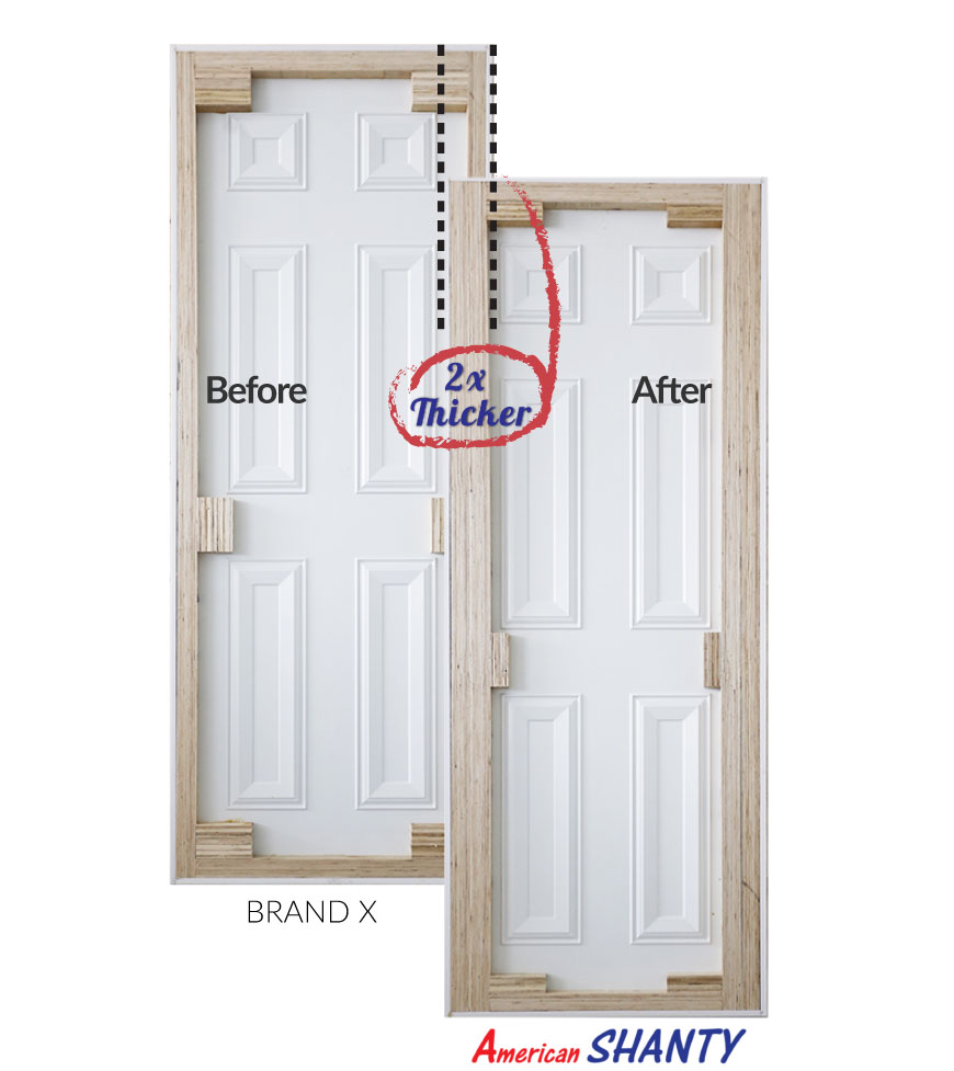 Tru Shed Door Perfectly Proportioned & Built to Last American Shanty