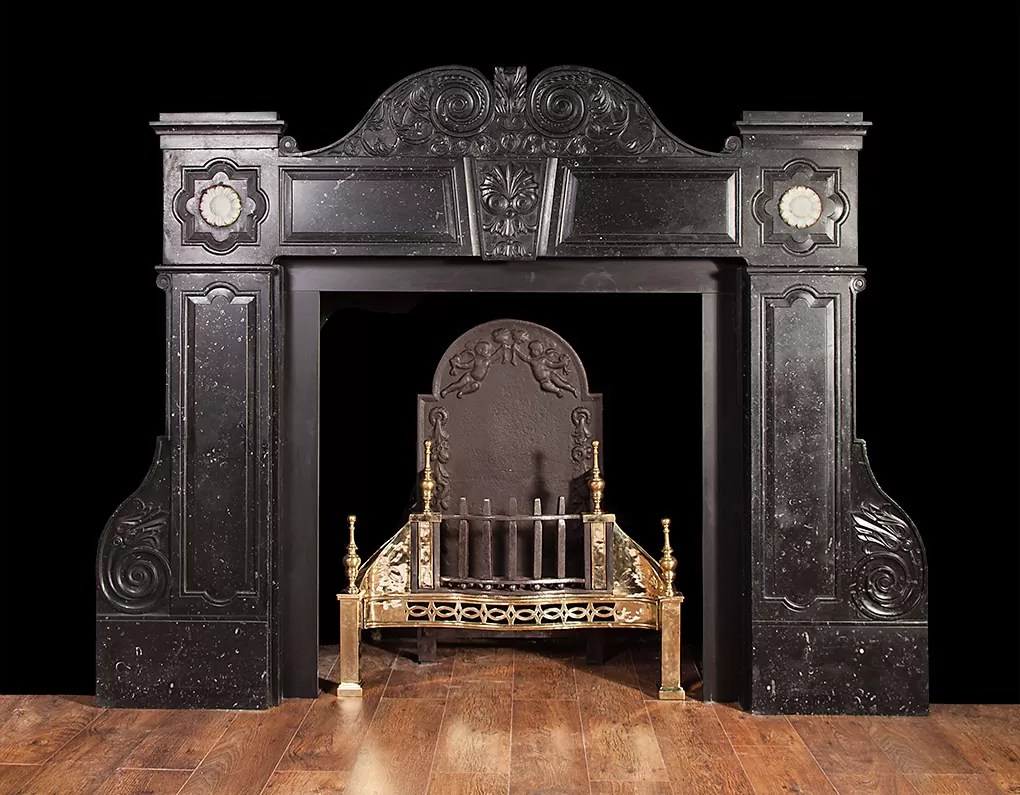 II Kilkenny fossil marble chimneypiece