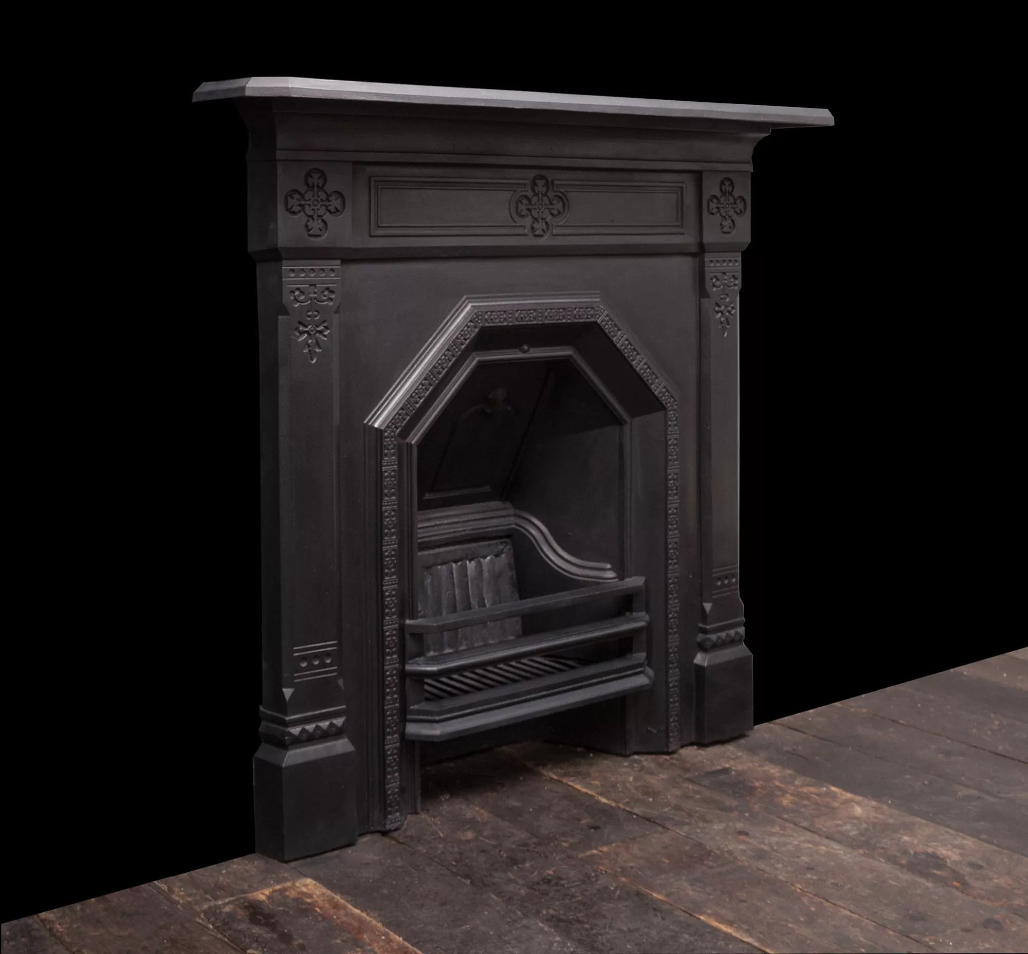 Cast iron fireplace Ci180 Antique Cast Iron Fireplaces, Antique