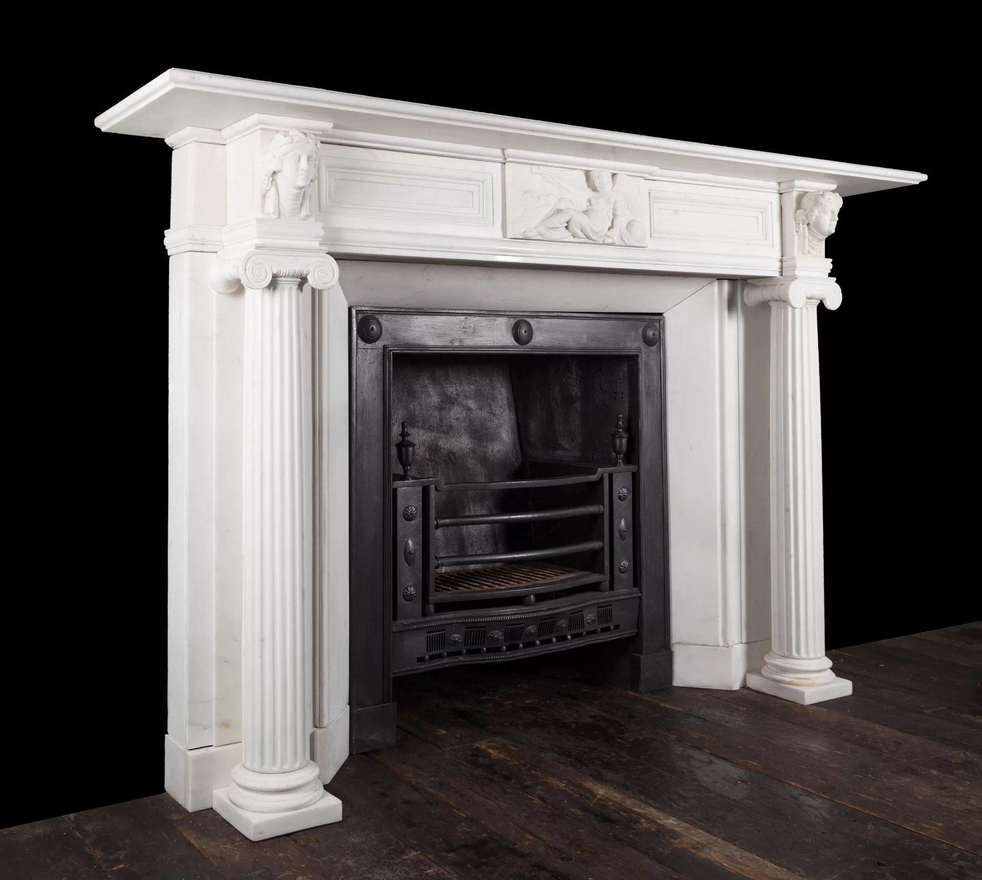 Regency Fireplace 19305 19th Century, 19th Century Marble, Antique