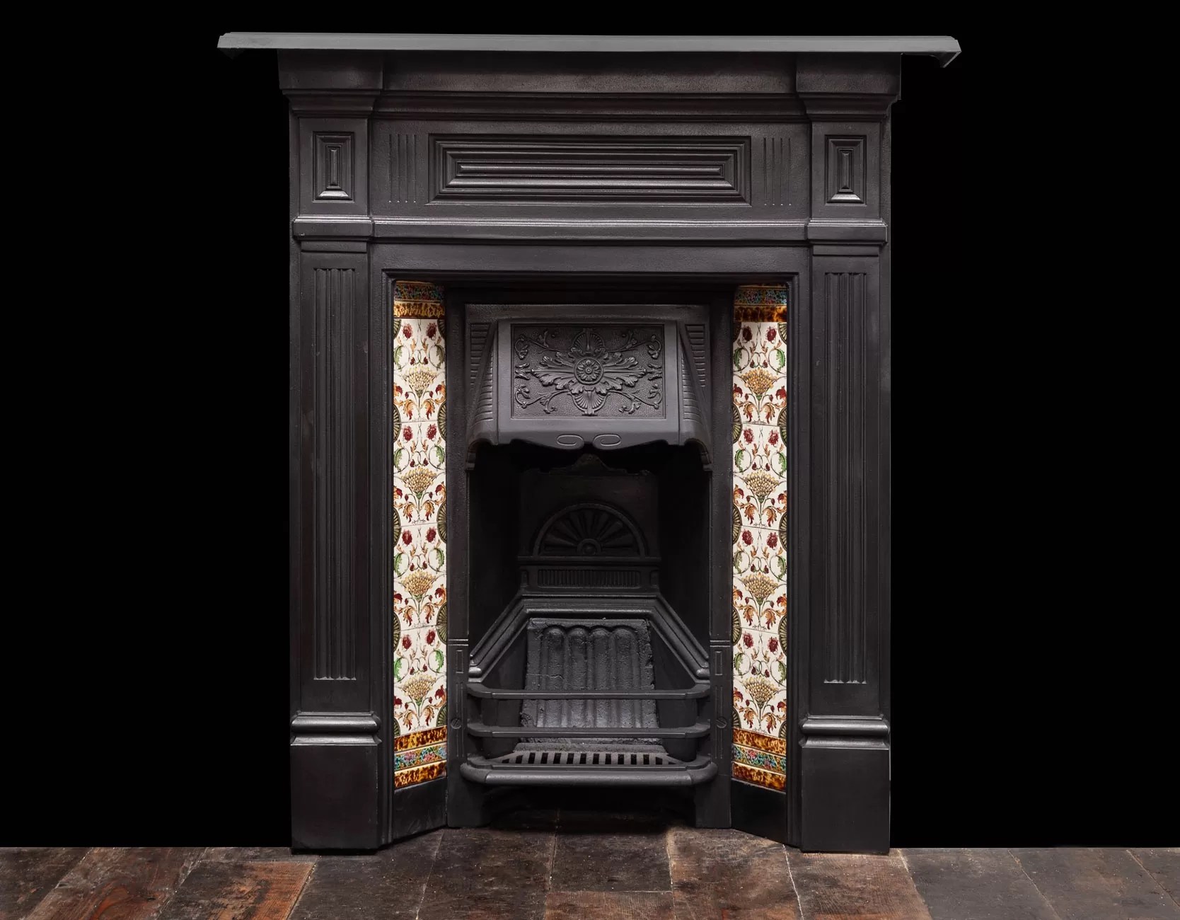 Castiron Fireplace Ci193 19th Century, 20th Century, Antique Cast