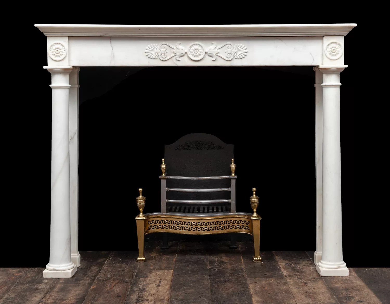 Regency Fireplace 19426 19th Century, 19th Century Marble, Antique