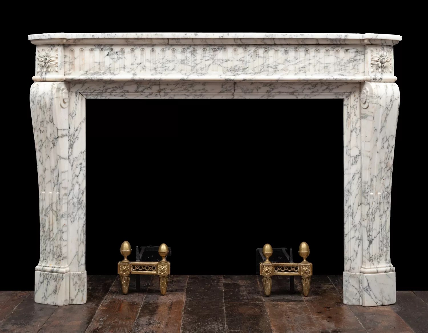 French Mantel 19433 19th Century, 19th Century Marble, Antique