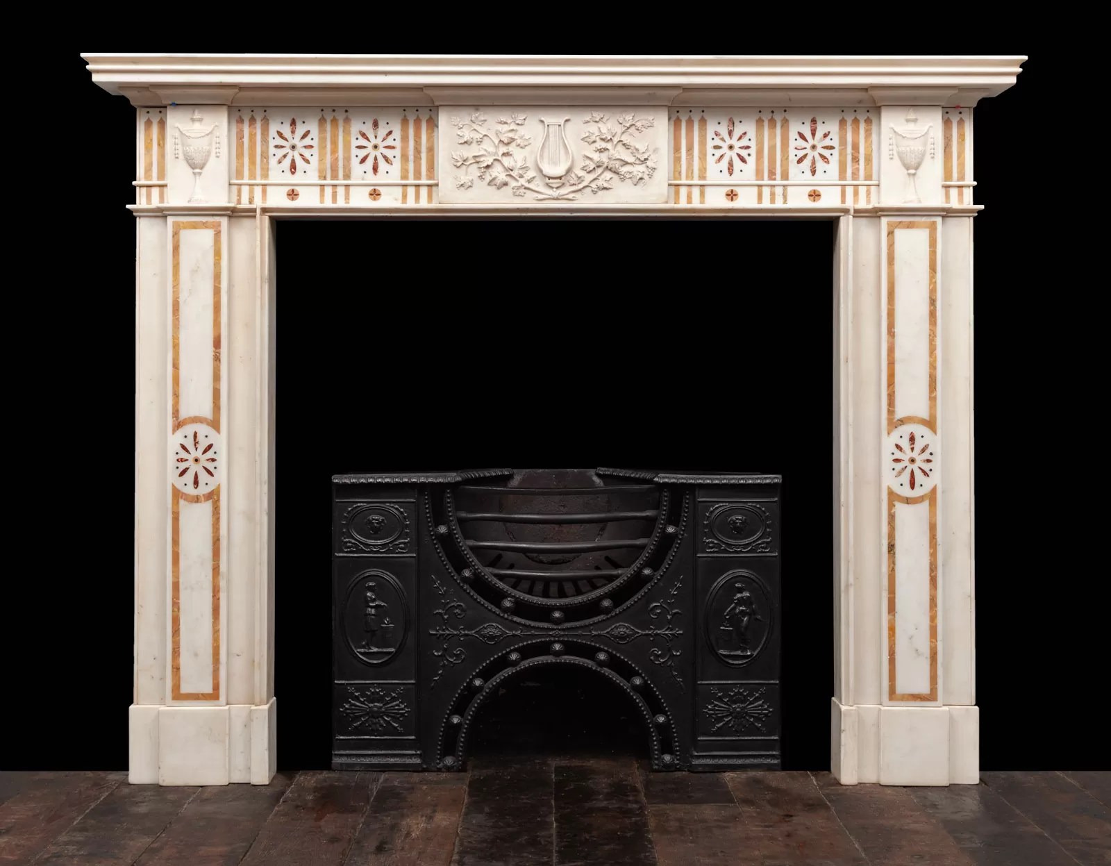 Fireplace 18184 18th Century, 18th Century Marble, Antique
