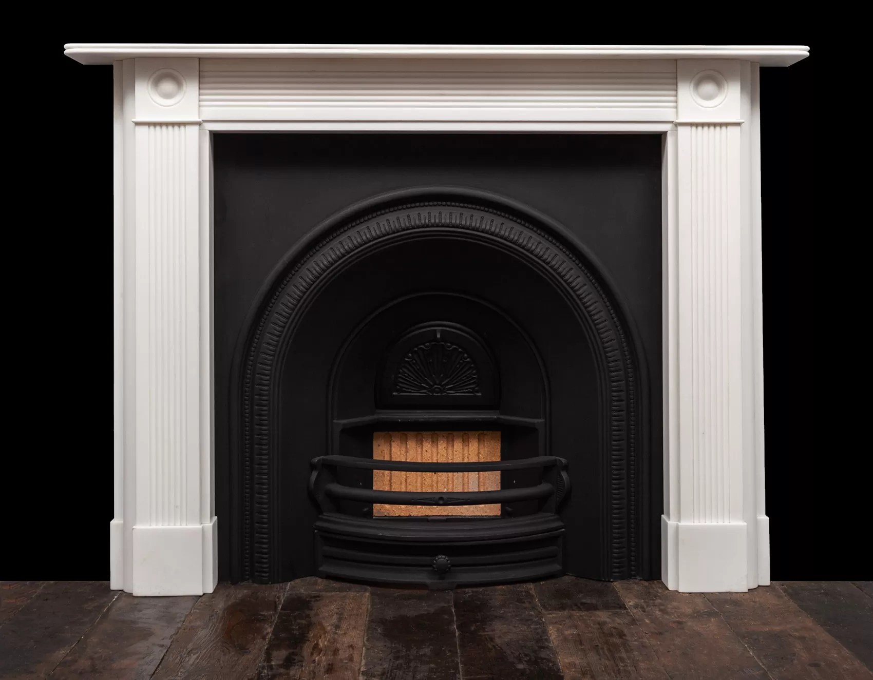 Regency bullseye Contemporary, New Fireplaces, New Marble Fireplace