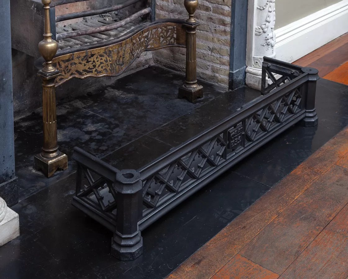 Fireplace Fender F079 Antique Fenders, Fireplace Accessories Ryan & Smith Antique