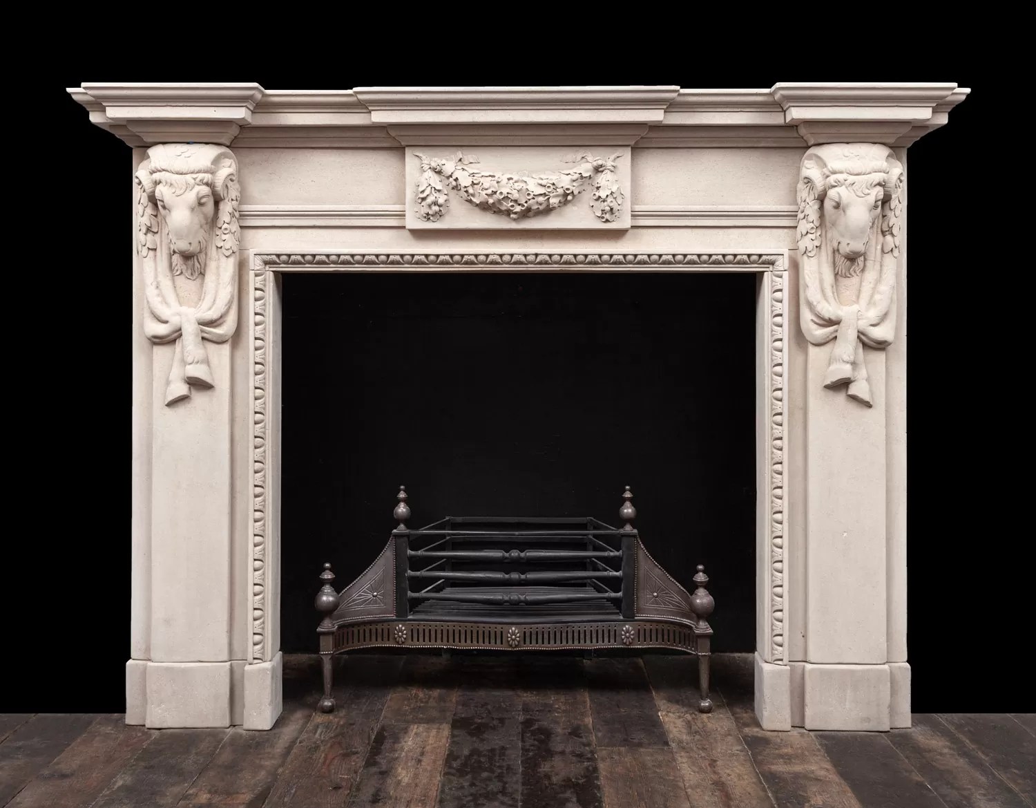 Stone Fireplace ST038 19th Century, Antique Fireplaces, Antique