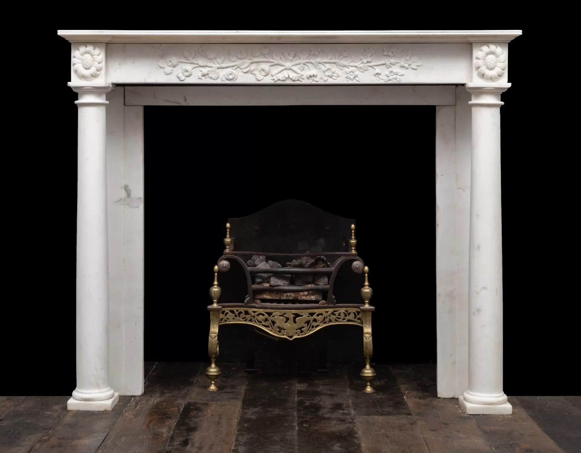 Regency Fireplace 19476 19th Century, 19th Century Marble, Antique