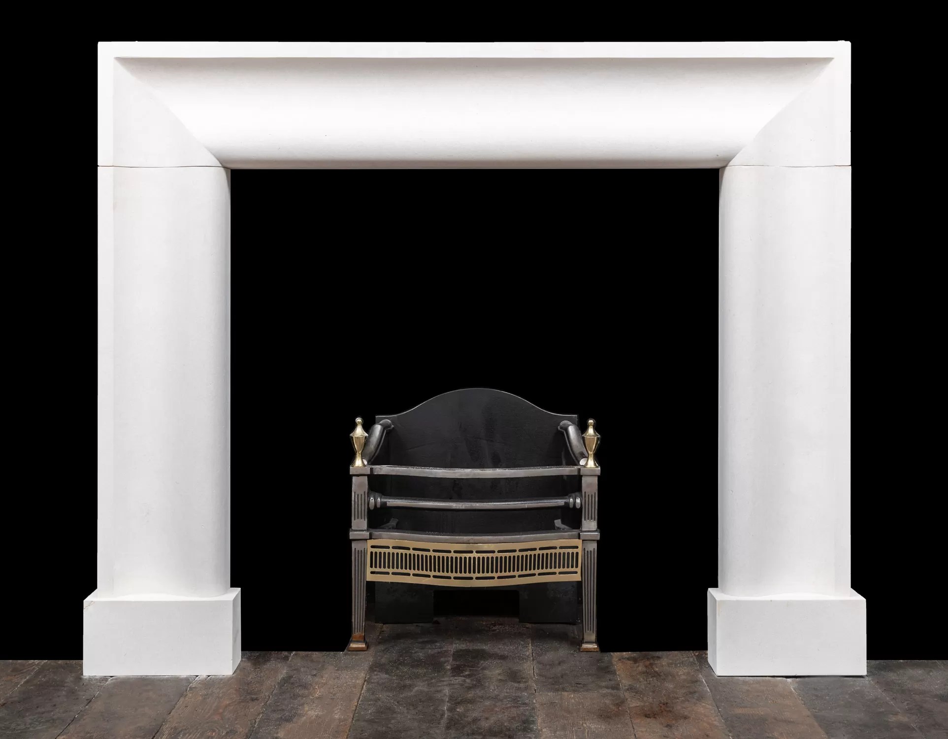 Naples 'Stone Fireplace' Baroque, Contemporary, New Fireplaces, Reproduction Fireplaces