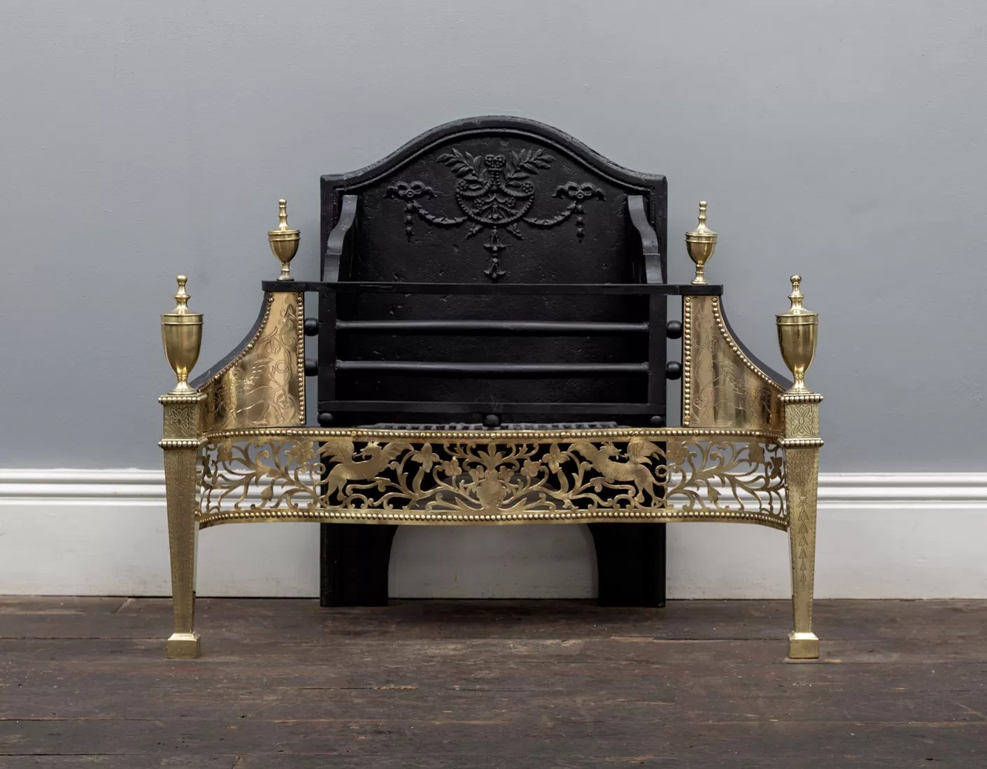 Grate AG116 Antique Fireplaces, Antique Period Grates, Fireplace