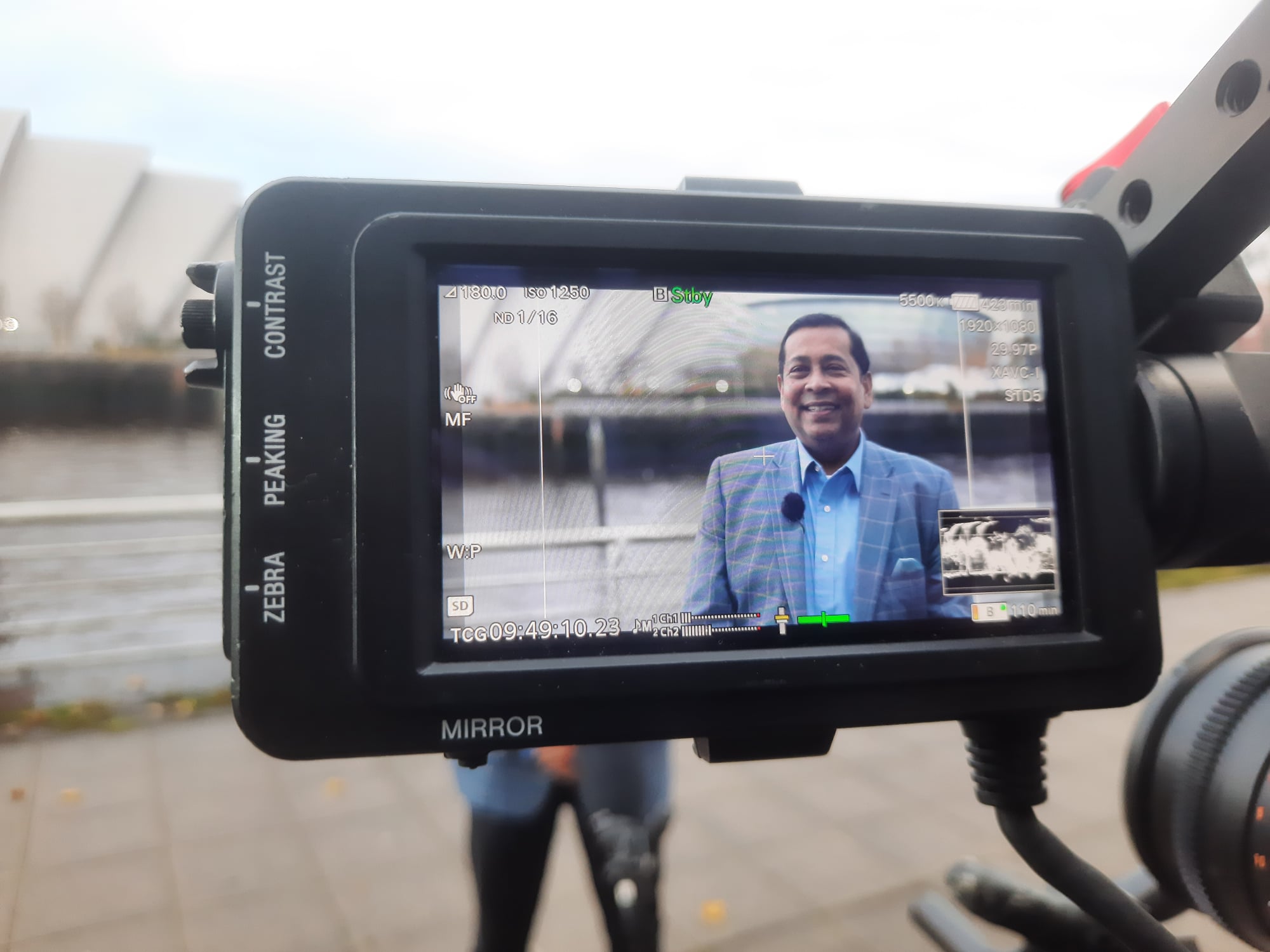 COP 26 Glasgow filming Ryan Blackwood