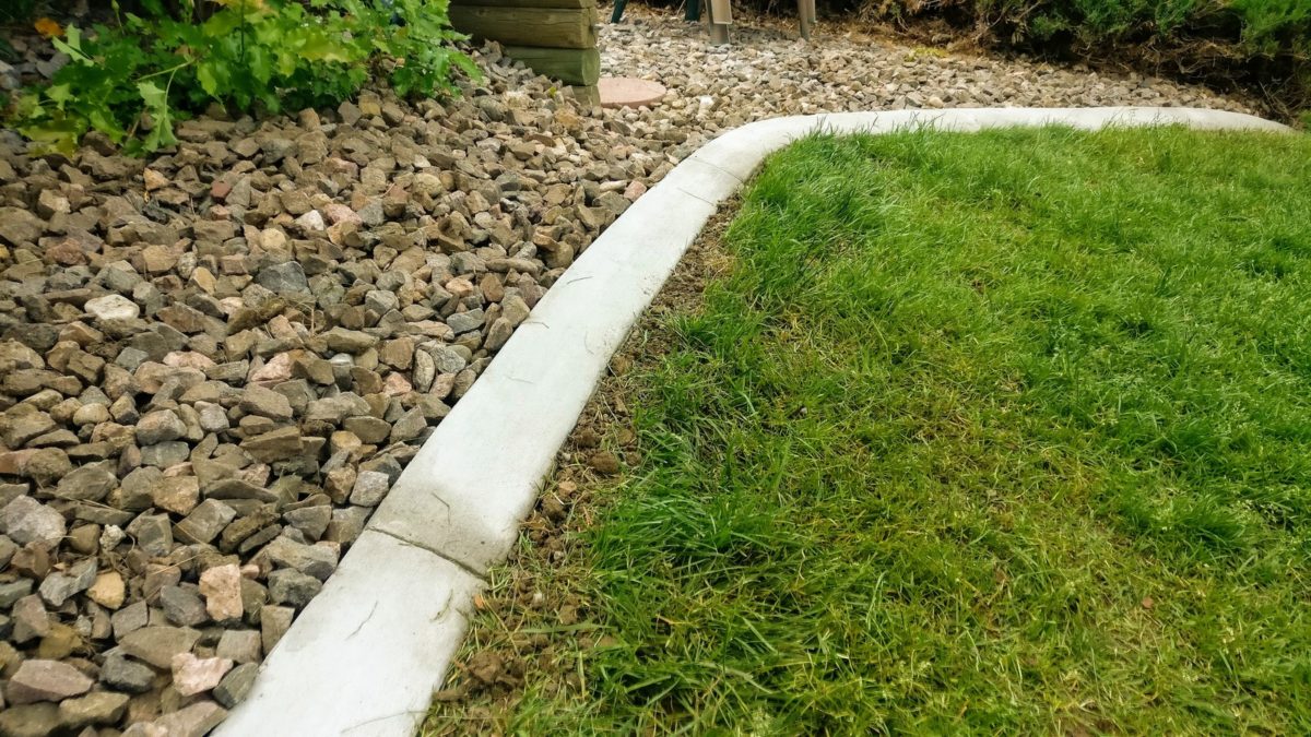 Simple Concrete Landscape Curbing » Ryan Hobbies
