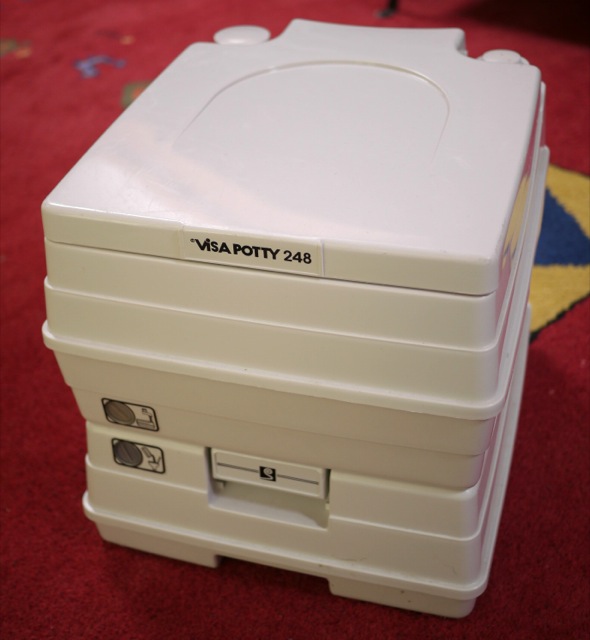 VISA POTTY 248 Portable RV Trailer Camping Camper Porta Potti Sturdy