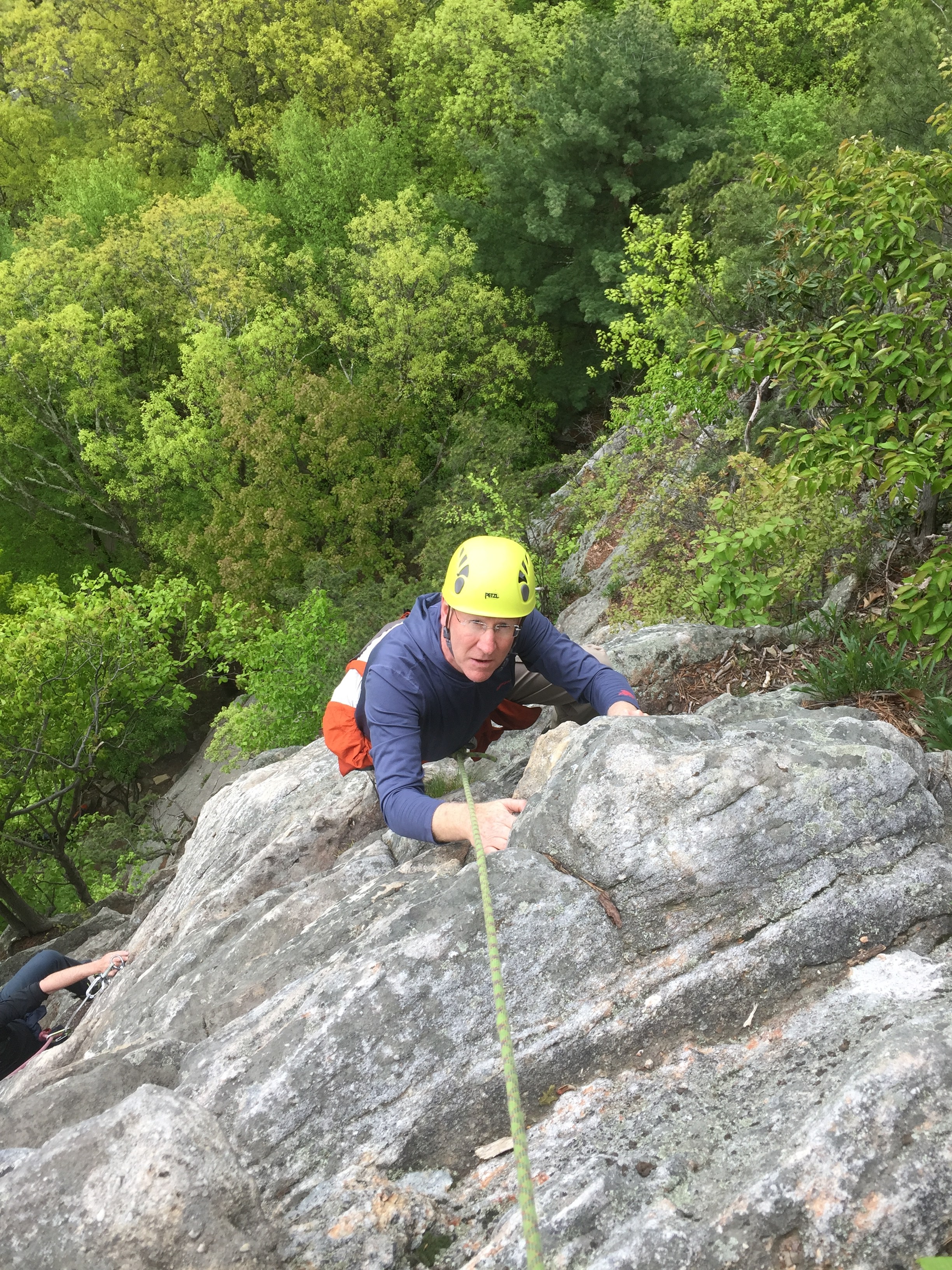 Rock climbing in the Gunks Ryan OLT