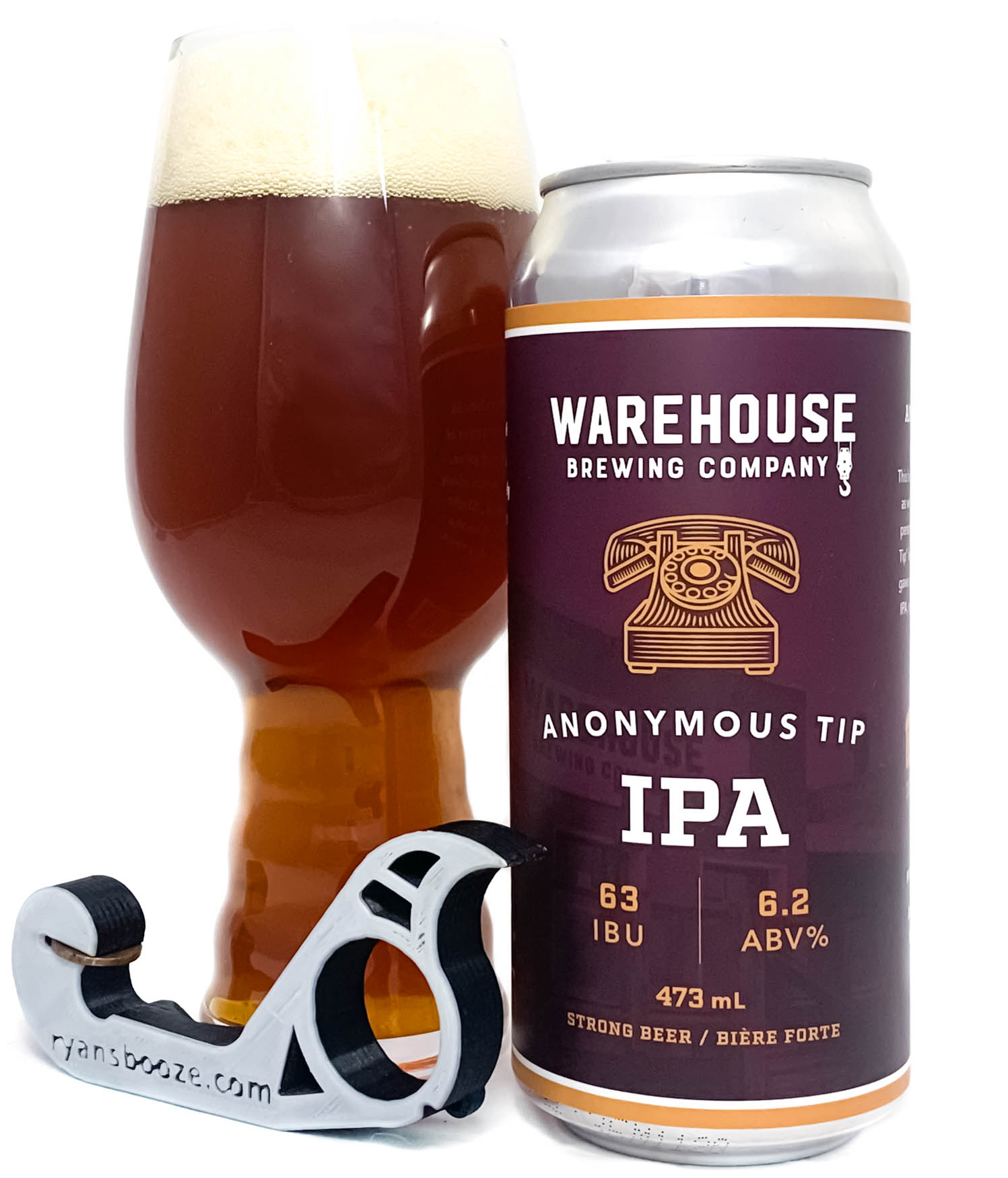 Warehouse Brewing Company Anonymous Tip IPA American IPA at 6.2 ABV