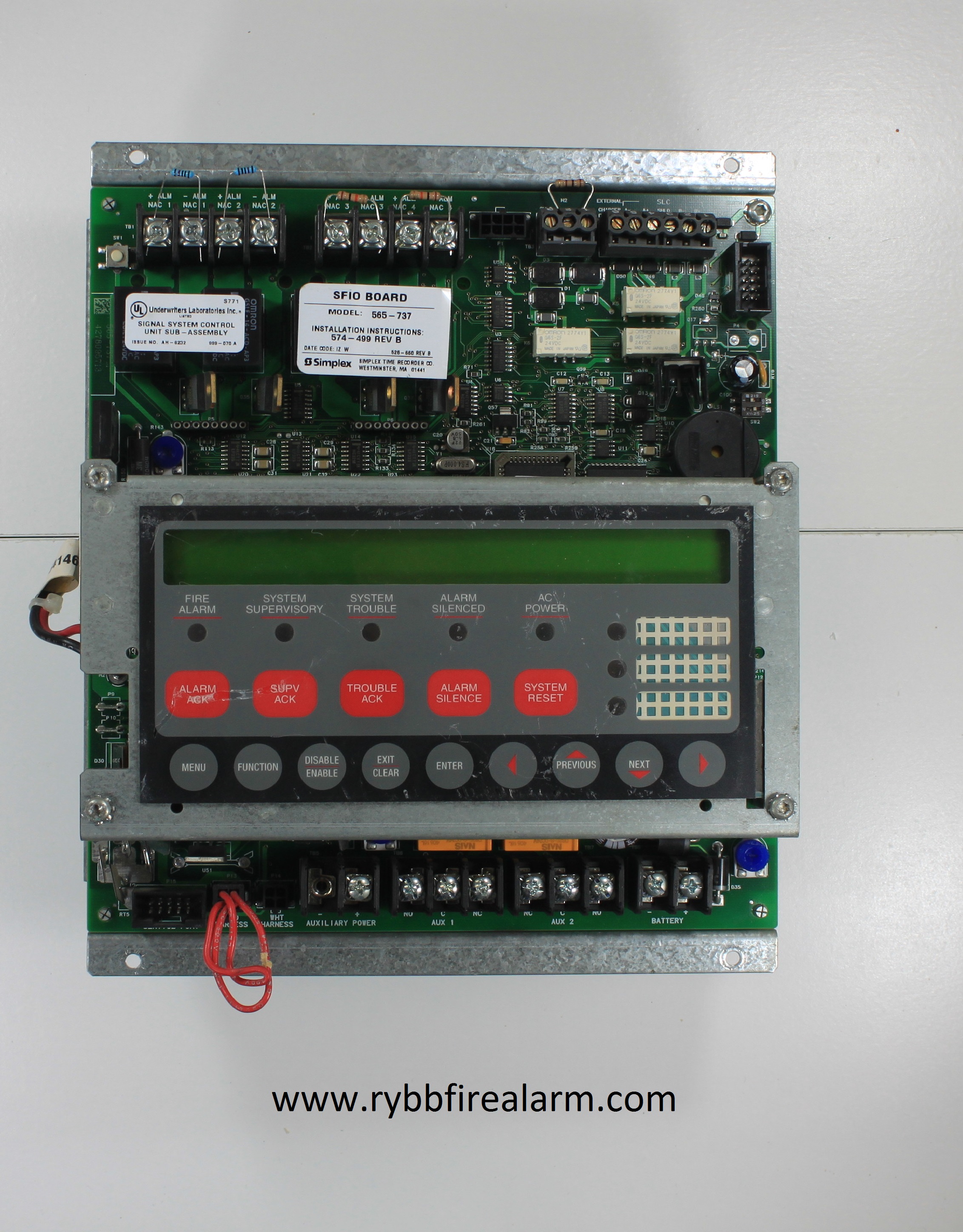 Simplex 4010 Fire Alarm Control Panel – RYBB Fire Alarm Parts, Service