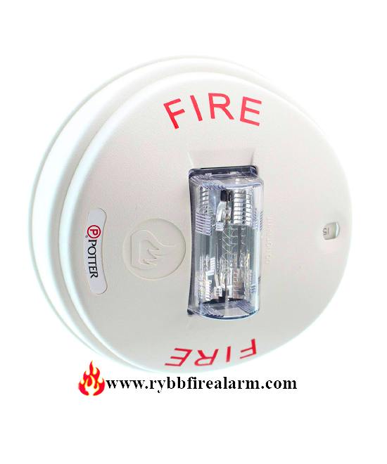 Potter Electric Signal CS24W White Ceiling Strobe Rybb Fire Alarm
