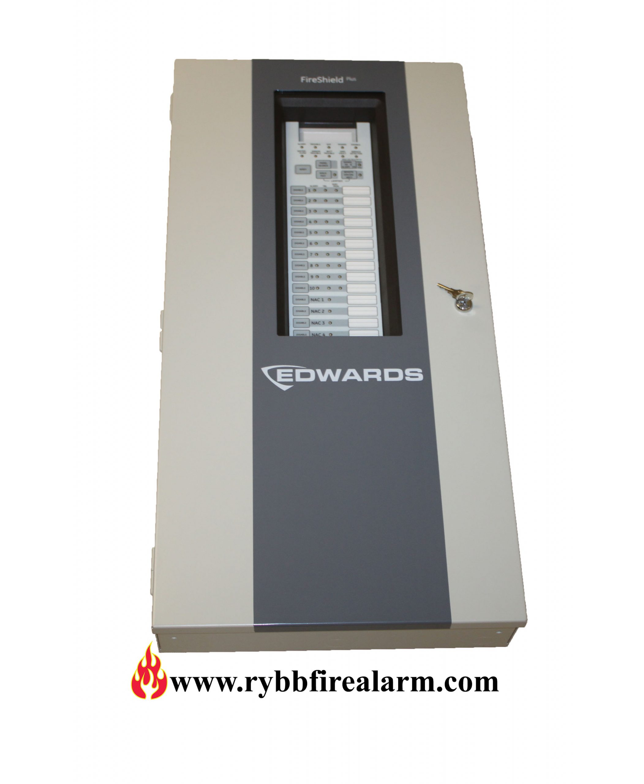 Edwards EST FSP1004G Fire Alarm Control Panel (New w/Cab) RYBB Fire