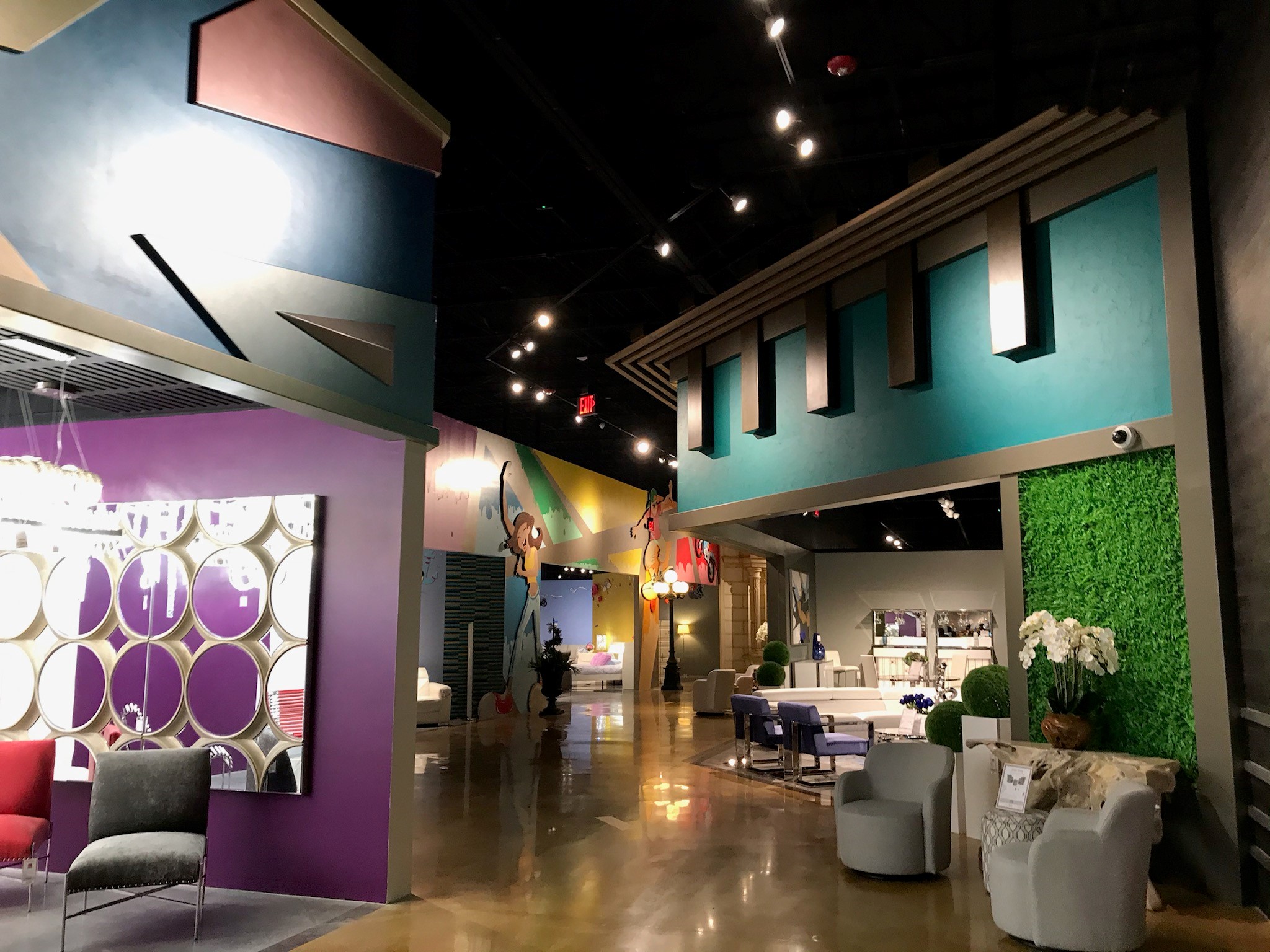 Completed Remodel on an El Dorado Furniture in Miami, FL Rycon