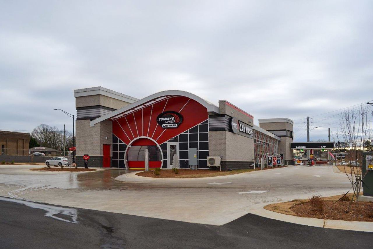 Work is Complete on Tommy's Express Car Wash in Snellville, GA! Rycon