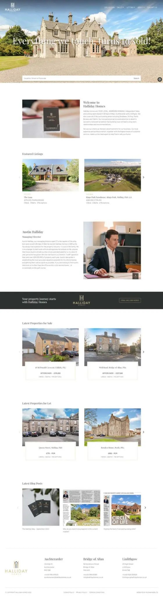 Halliday Homes New Branch Auchterarder