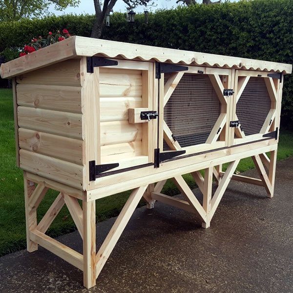 6ft Single Rabbit Hutch Ryedale Pet Homes