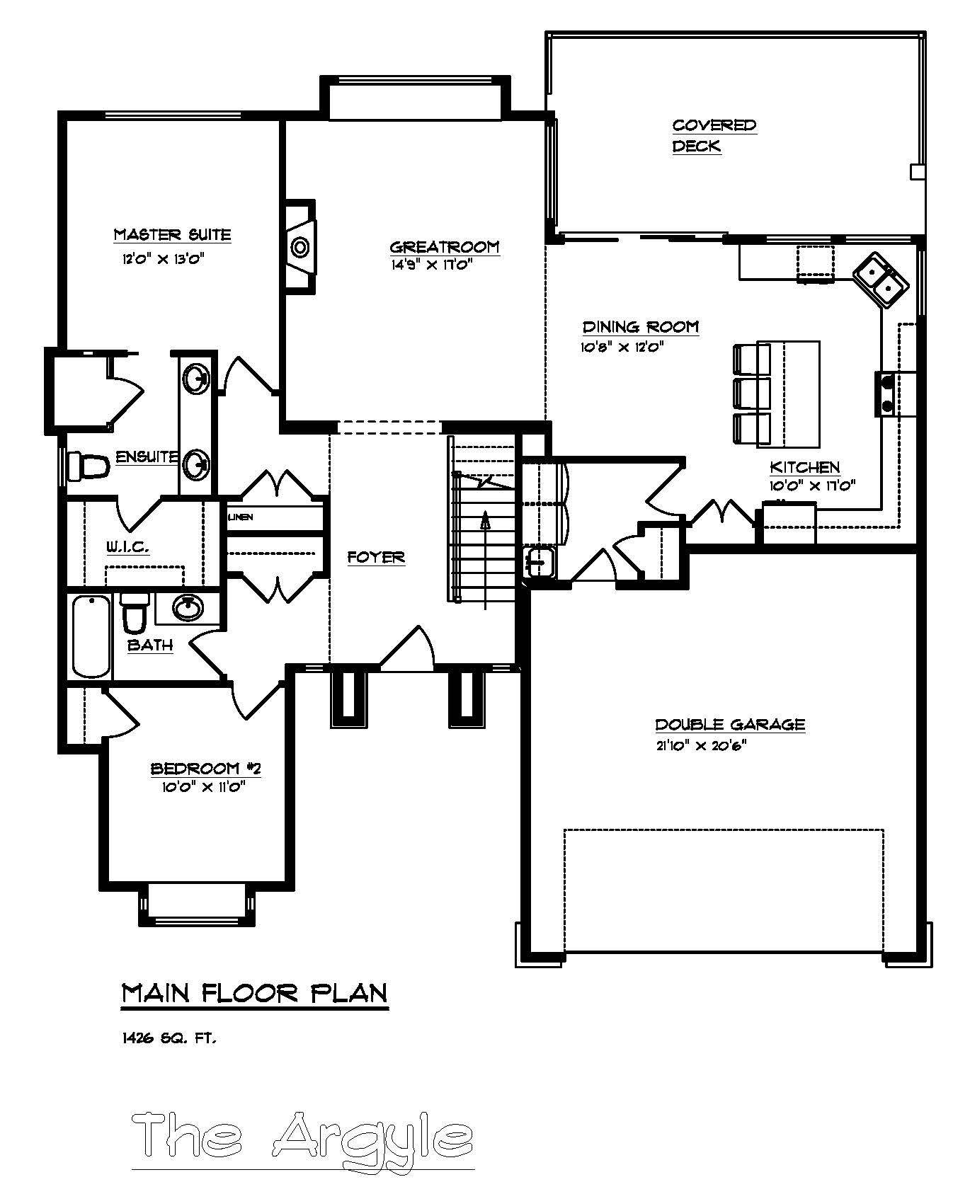 The Argyle Custom Home Plan • Rykon Construction