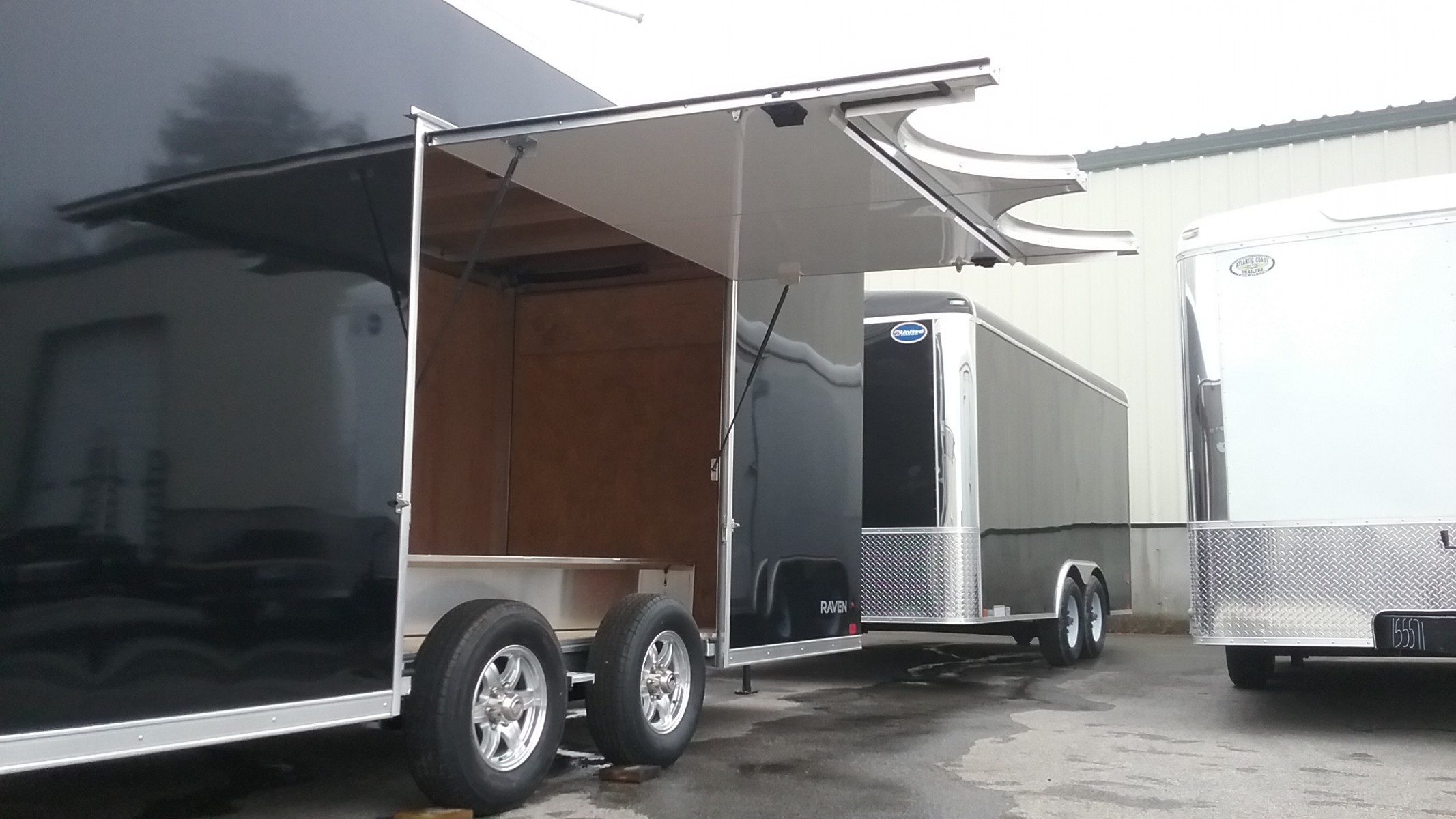 ATC Raven 24X8.5 Enclosed Car Hauler With Premium Escape Door for sale